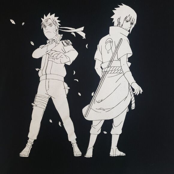 Vintage Y2K 2002 Shippuden Mens Naruto Medium‎ Black Sage of Six paths T-shirt - Picture 2 of 8
